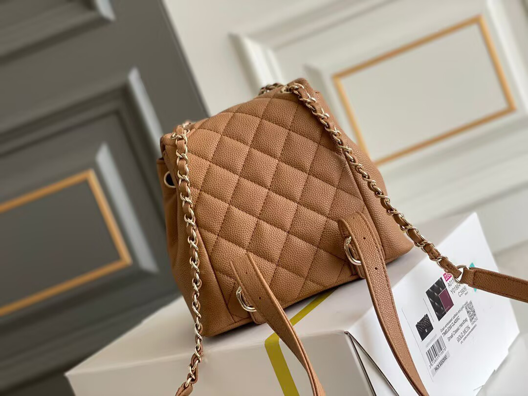 Chanel Small Backpack 16.5x17.5x10cm