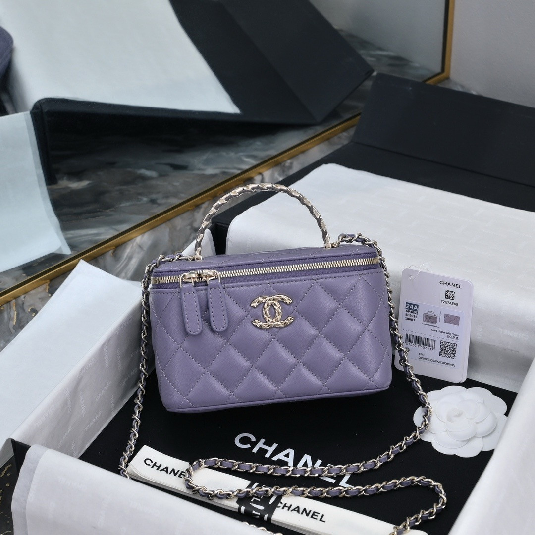 Chanel Clutch With Chain 9.5x17x 8cm