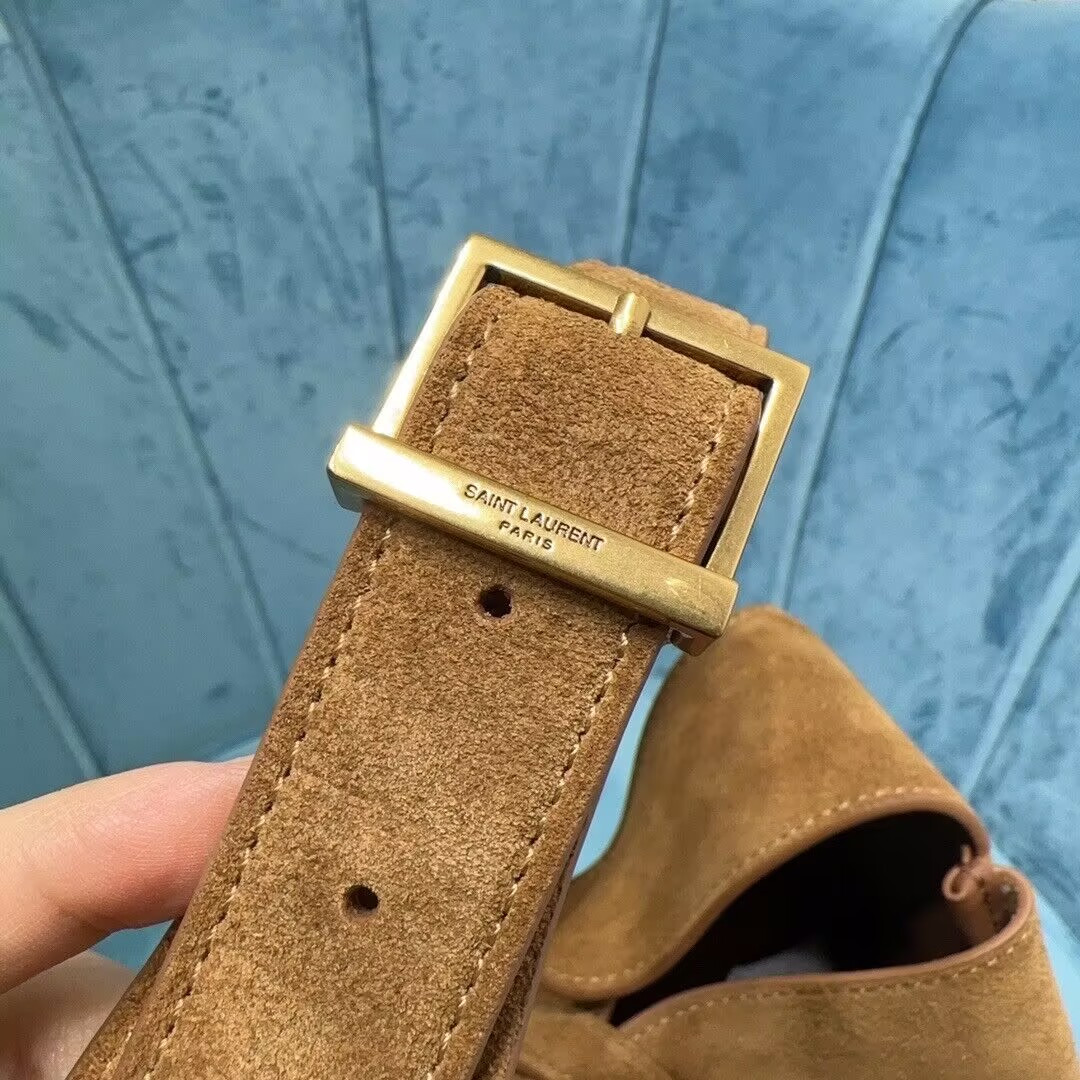 YSL LE 5 À 7 SUPPLE IN SUEDE 23x22x8.5cm