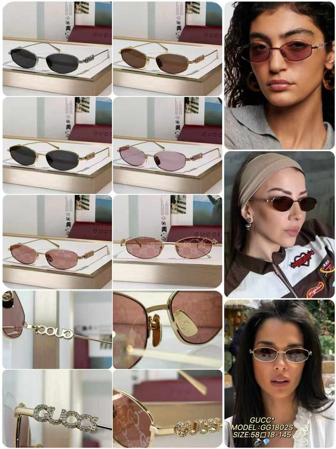 Gucci Glasses GG1802S 58-18-145