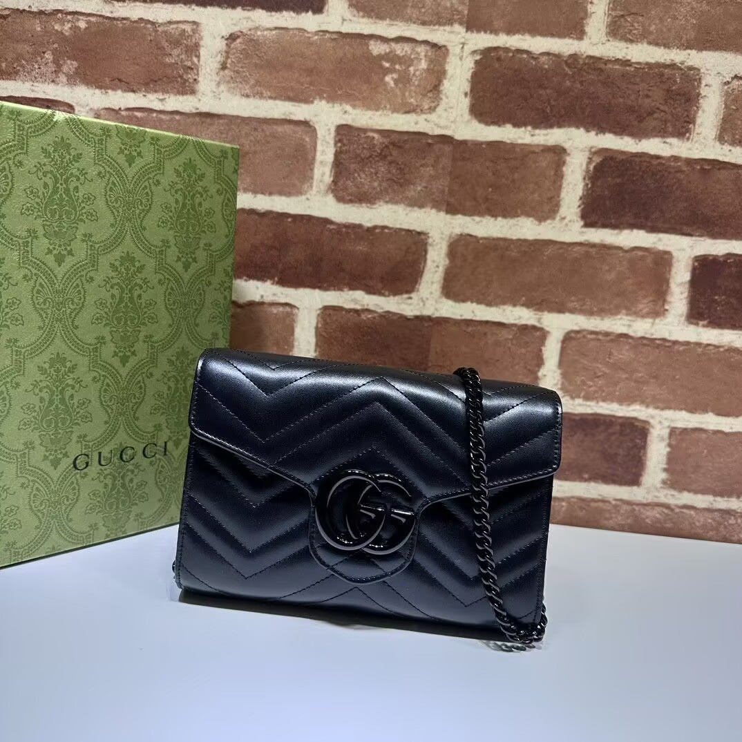 Gucci GG Marmont wallet on chain 20x13x6cm