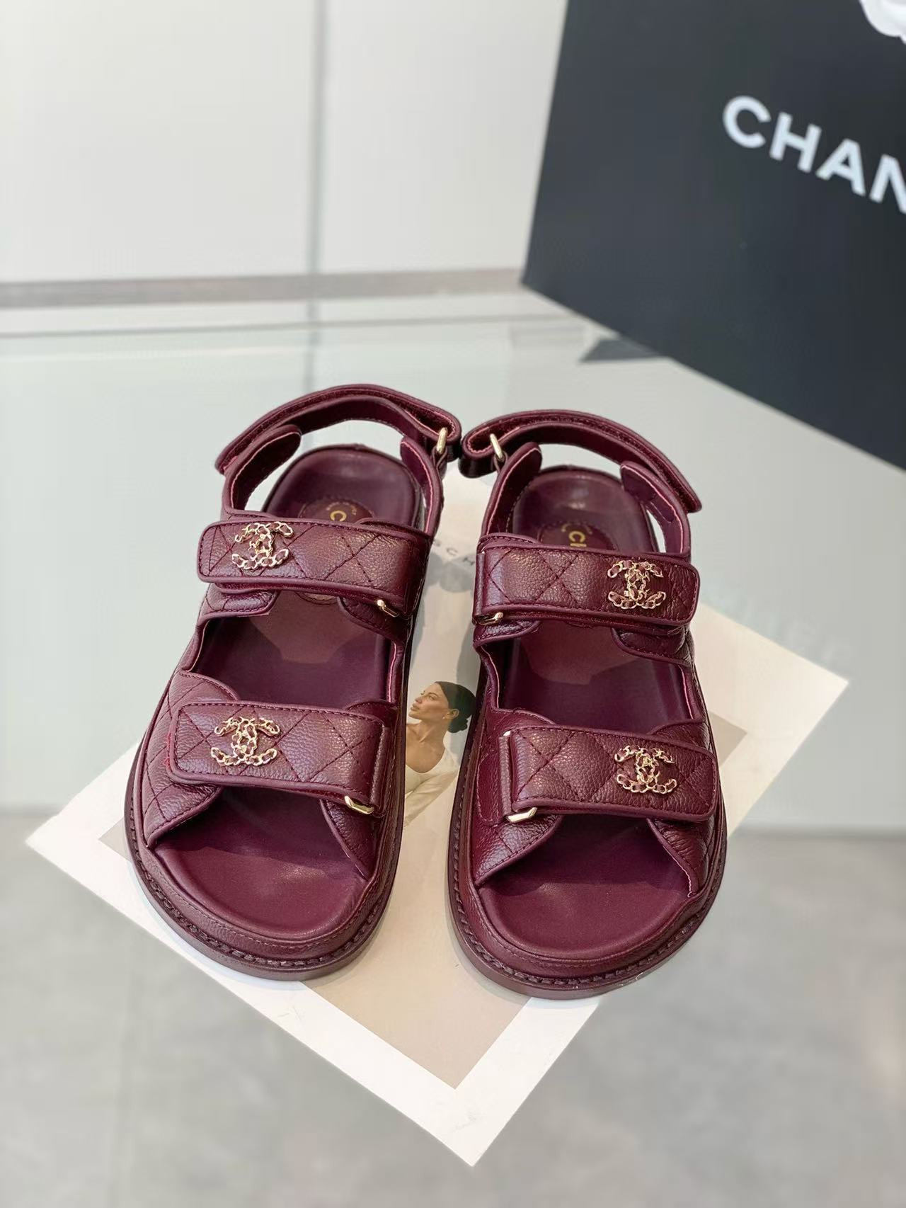 UA Chanel Sandals