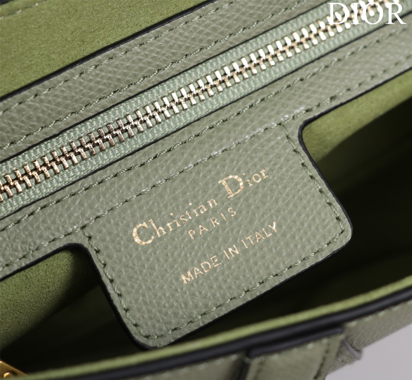 Dior Saddle Bag Grained Calfskin 25.5x20x6.5cm