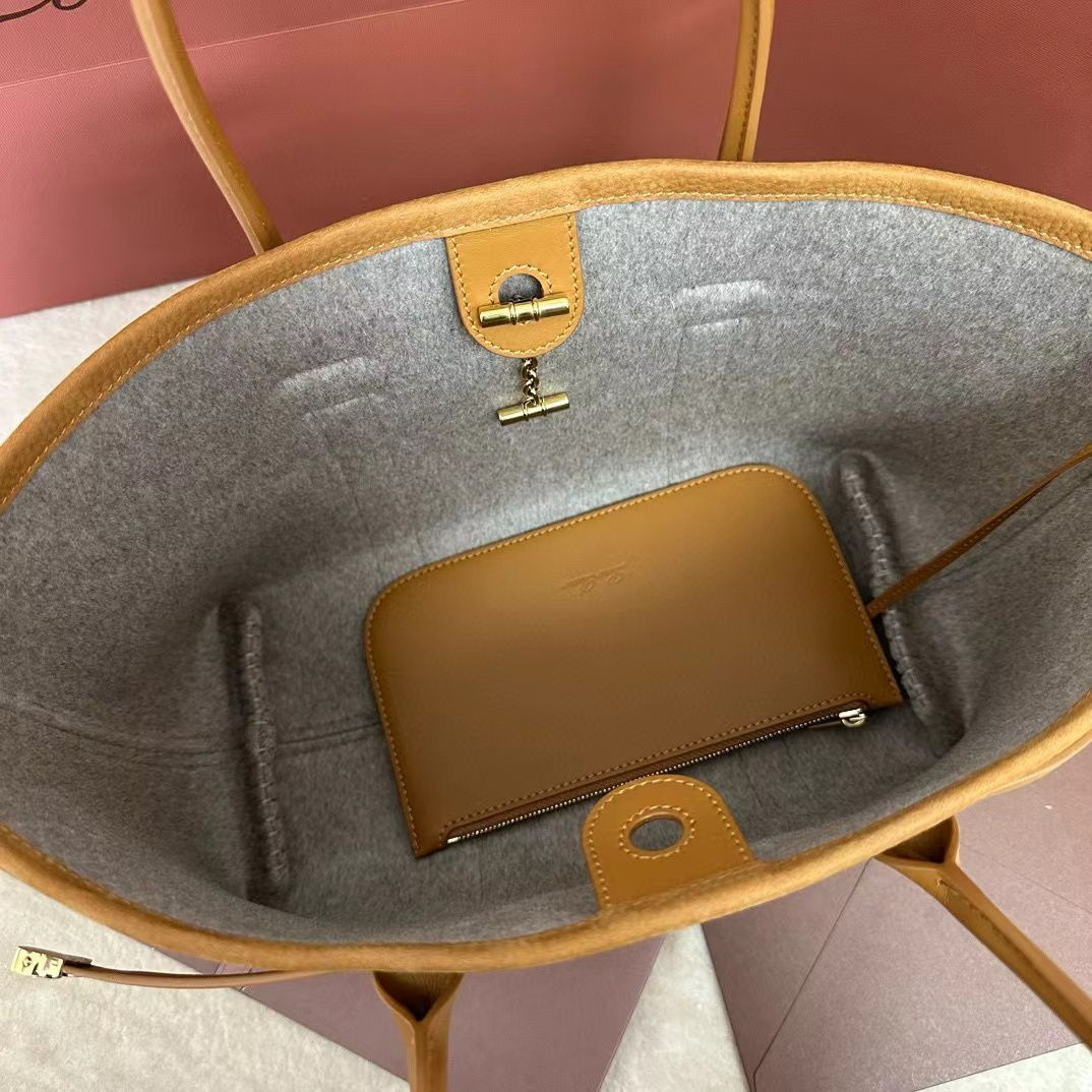 Loro Piana Small Ghiera Shopper 28x19x12cm