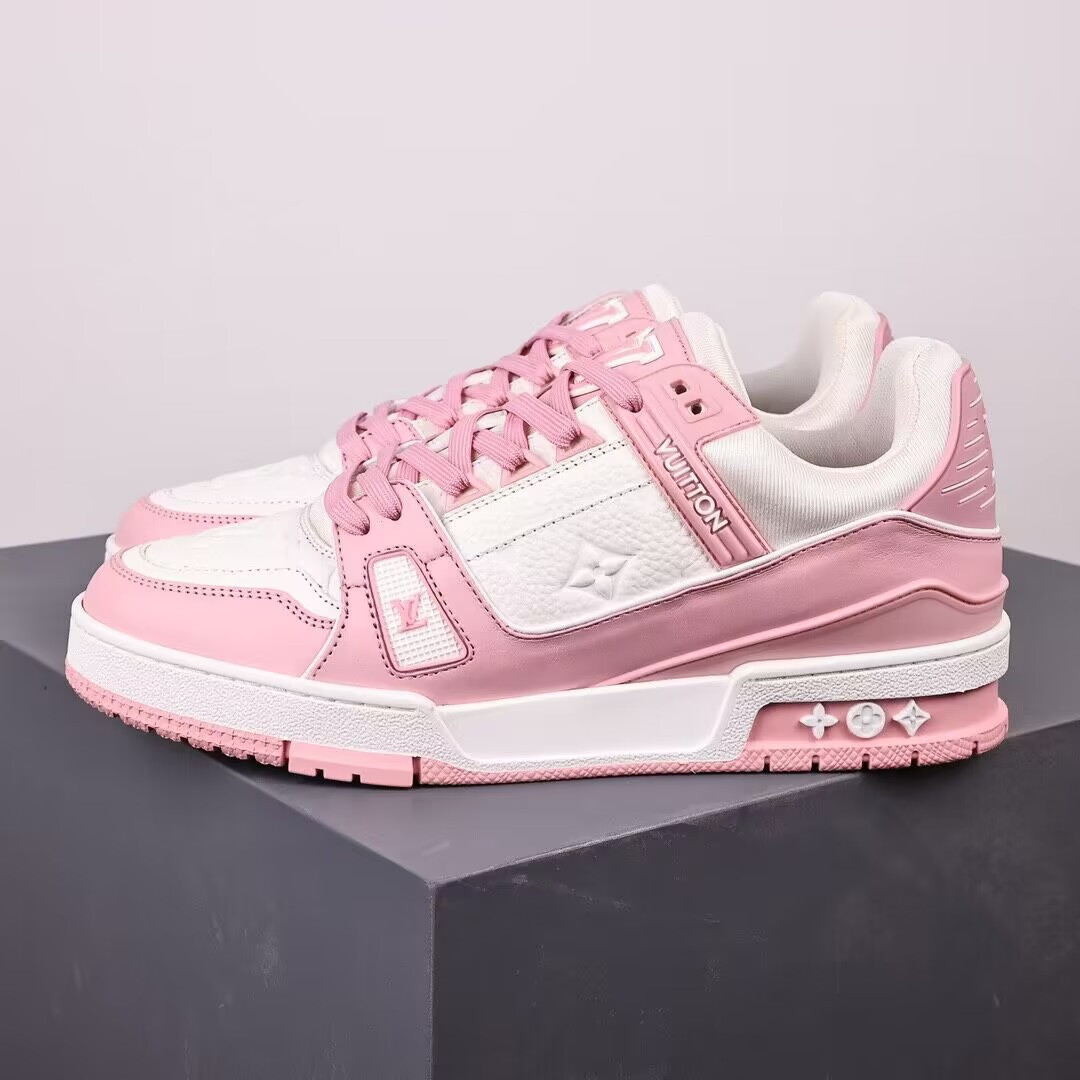 UA Louis Vuitton LV Trainer Pink Rose