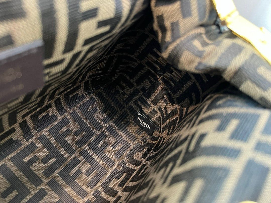 Fendi First Medium Black leather bag