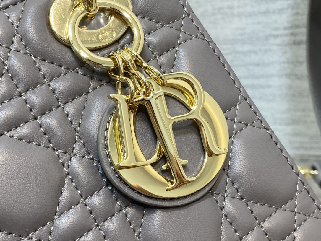 Small Lady Dior My ABCDior Bag 8 x 6.5 x 3 inches