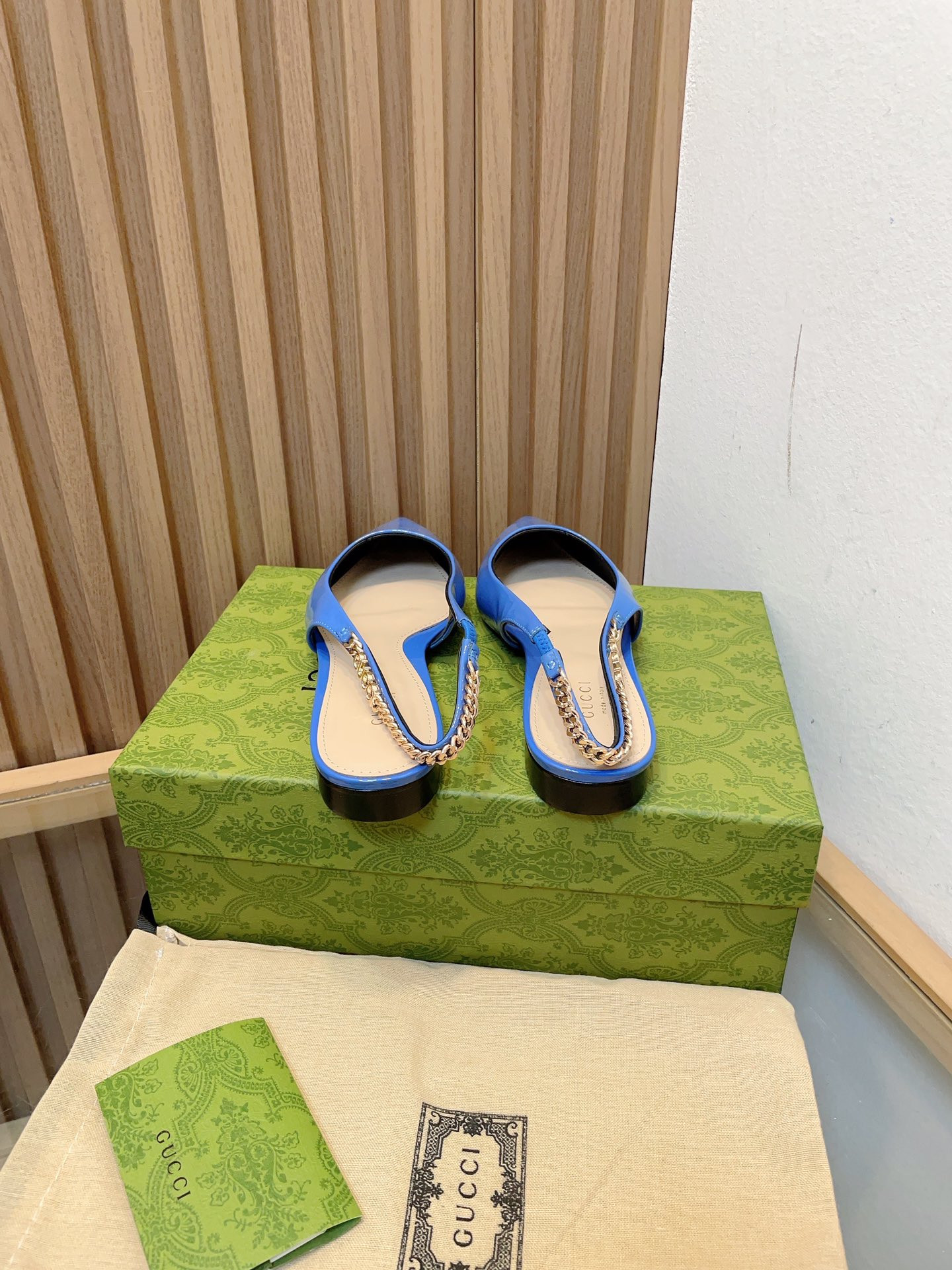 GUCCI SIGNORIA SLINGBACK PUMP flat shoes