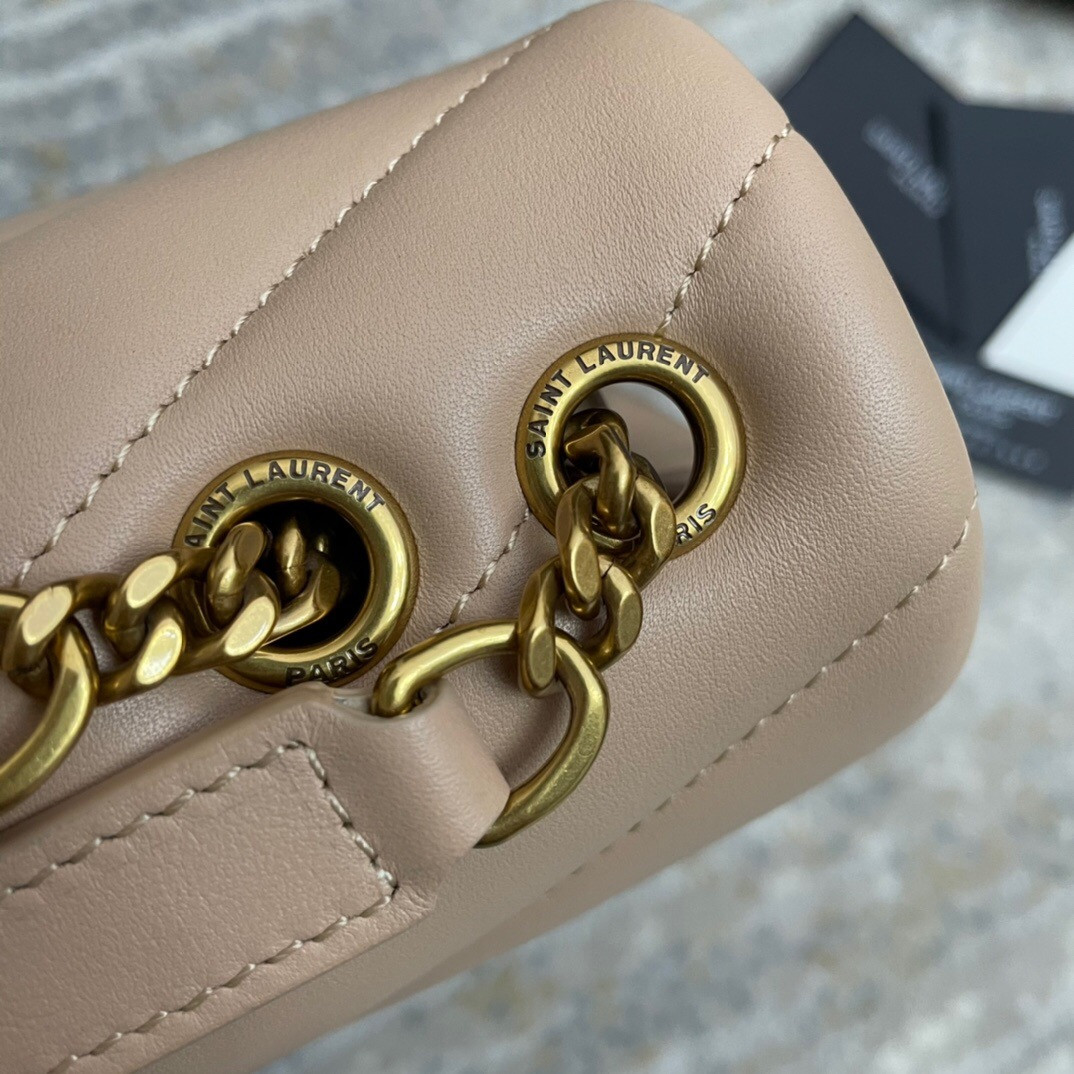 YSL LOULOU SMALL IN QUILTED LEATHER 23x17x9cm