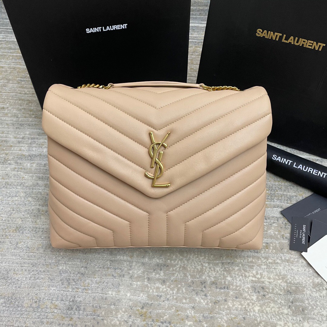 YSL LOULOU MEDIUM IN QUILTED LEATHER 32x22x9cm