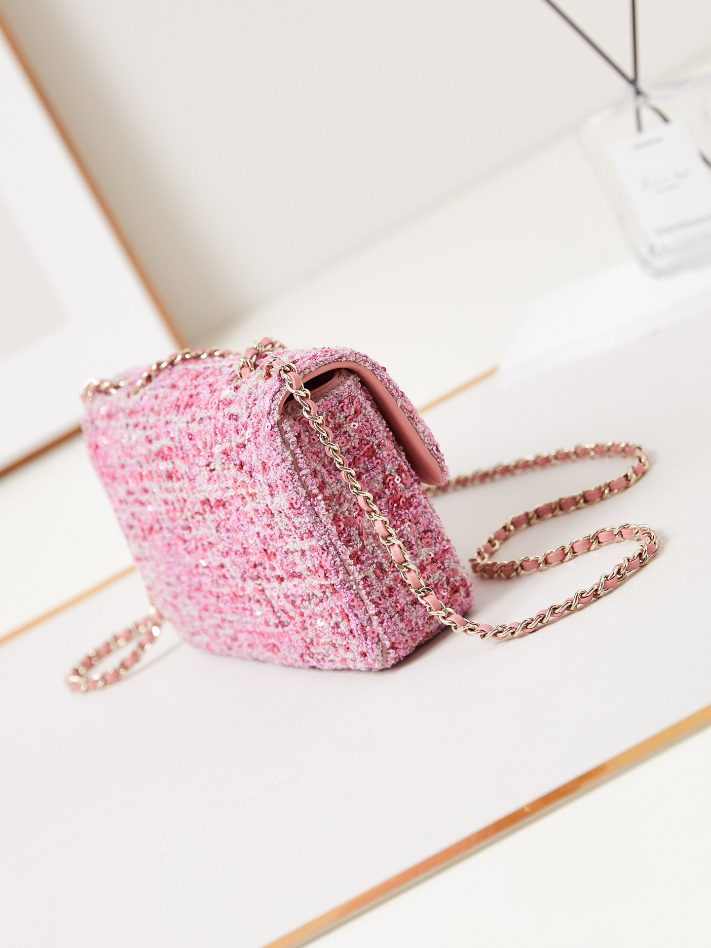 Chanel Mini CF Rose Gold Hardware 20x15x7cm