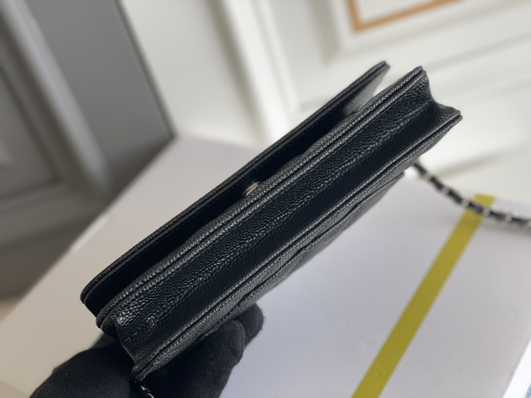 CHANEL WOC CLASSIC WALLET ON CHAIN 12.3x19.2x3.5cm