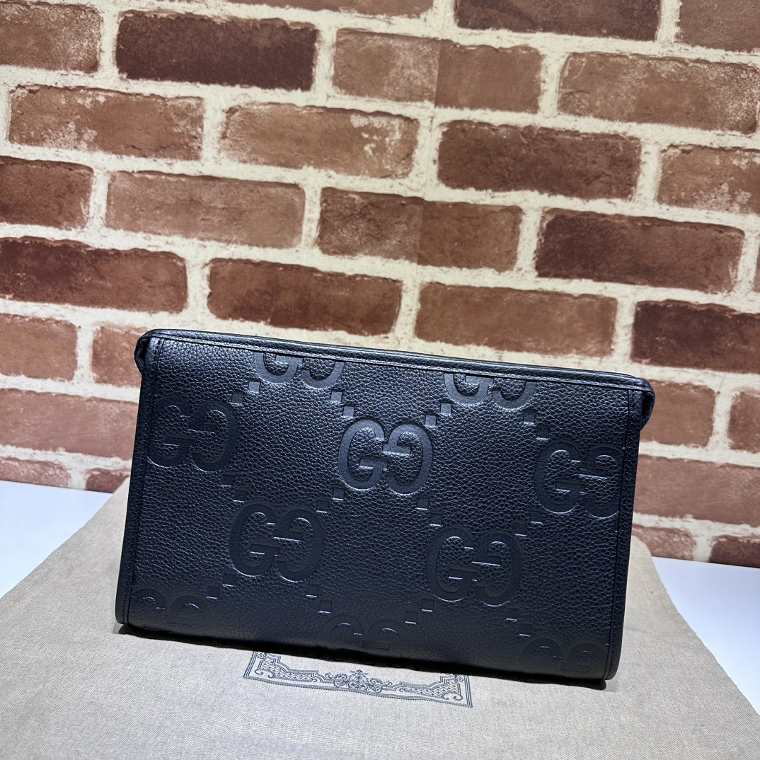 GUCCI Jumbo GG pouch 28.5x18x9cm