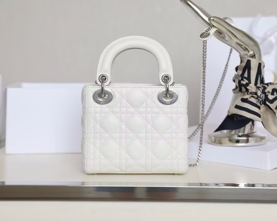 MINI LADY DIOR BAG 6.5 x 6 x 3 inches