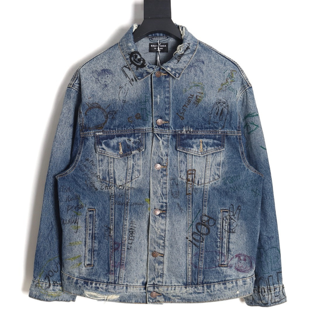 Balenciaga Denim Coats