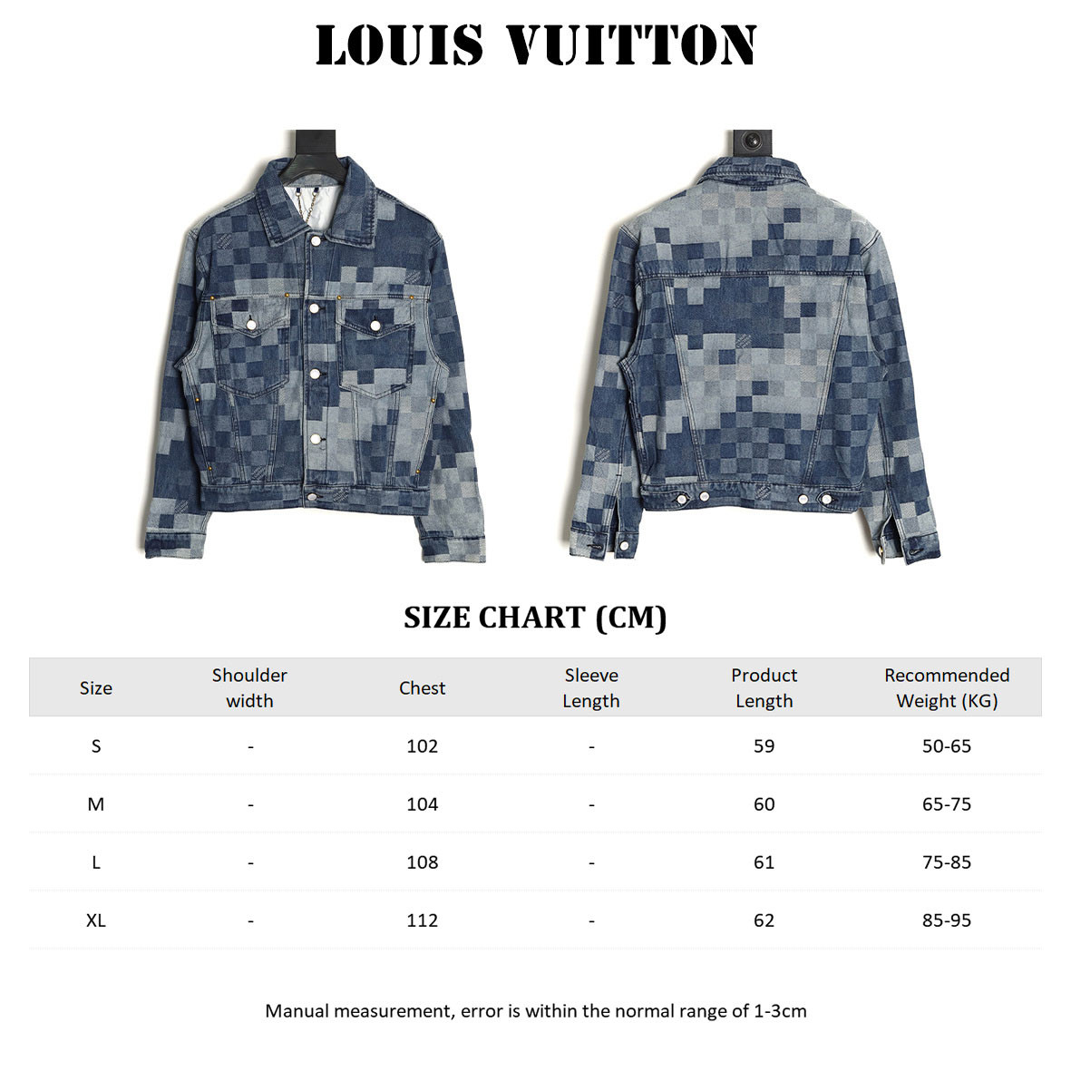 Louis Vuitton LV 25FW Denim Jacket Suit