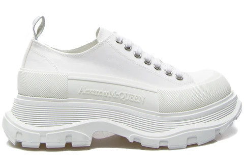 Alexander McQueen Tread Slick Low Lace Up White