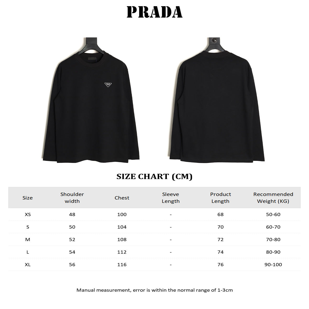 Prada Long-sleeved T-shirt