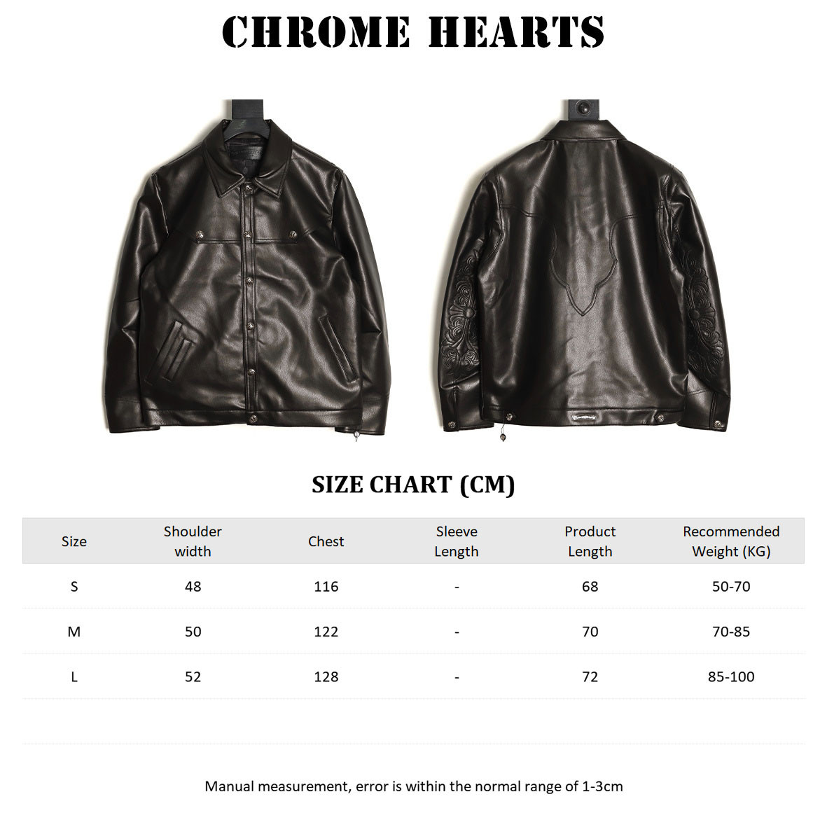 Chrome Hearts Leather Jacket