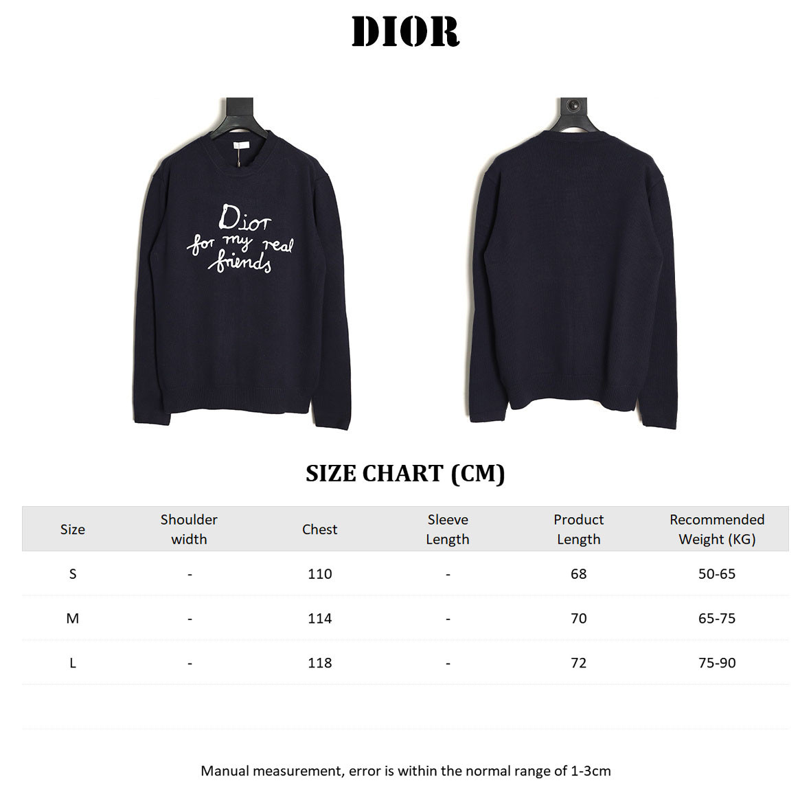 Dior CD 25ss Sweaters