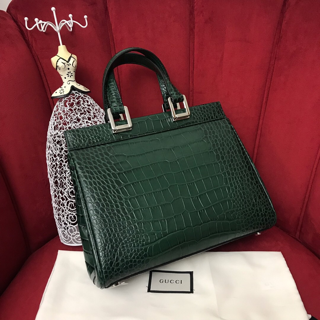 Gucci Zumi leather Medium Top Handle Bag