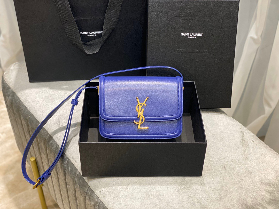 SAINT LAURENT YSL SOLFERINO BOX BAG 19CM