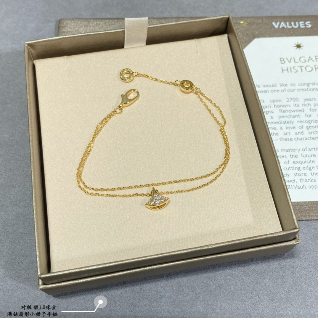 Bvlgari Diamond fan-shaped mini skirt Bracelet