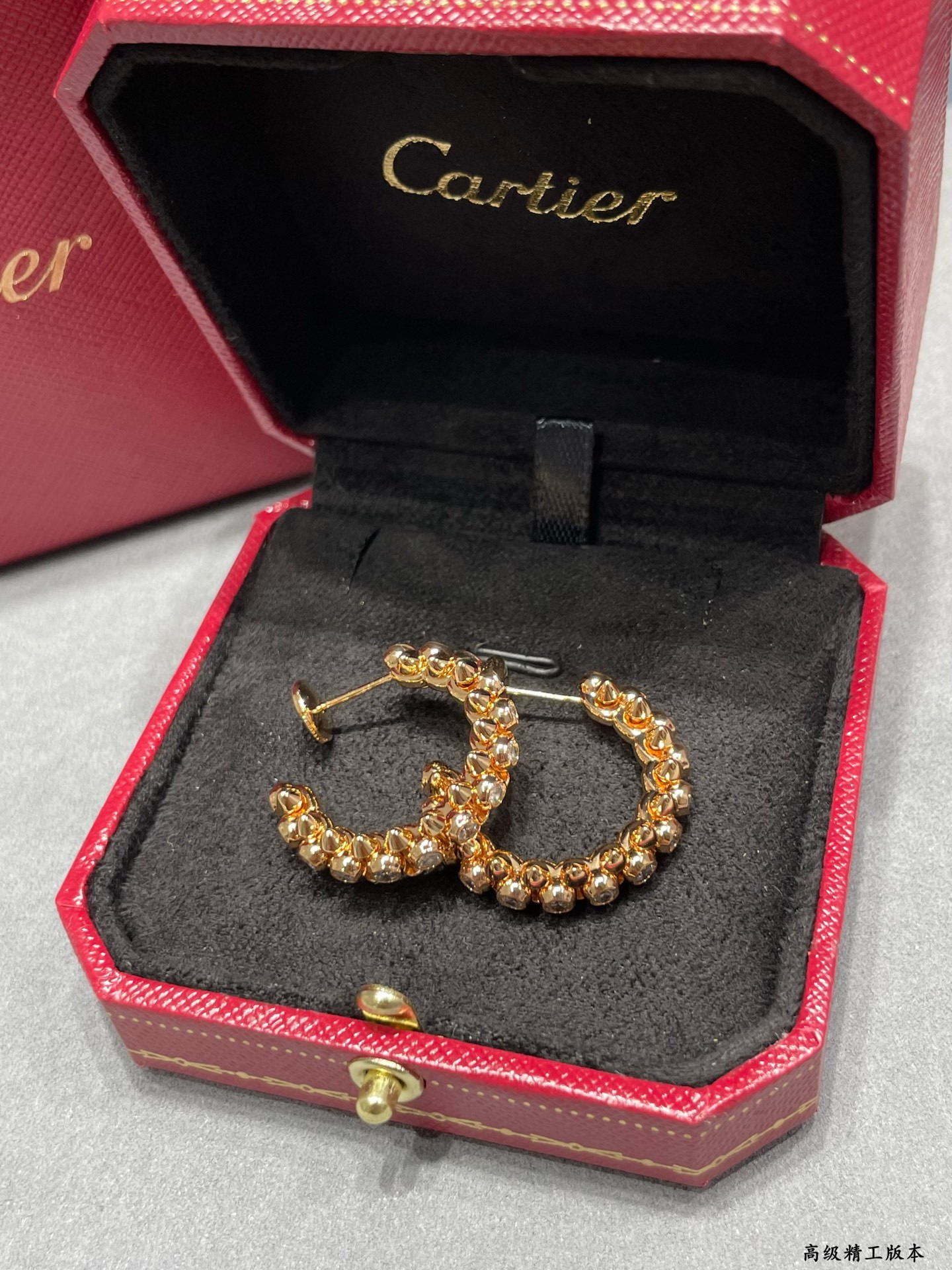 Cartier diamond bullet earrings