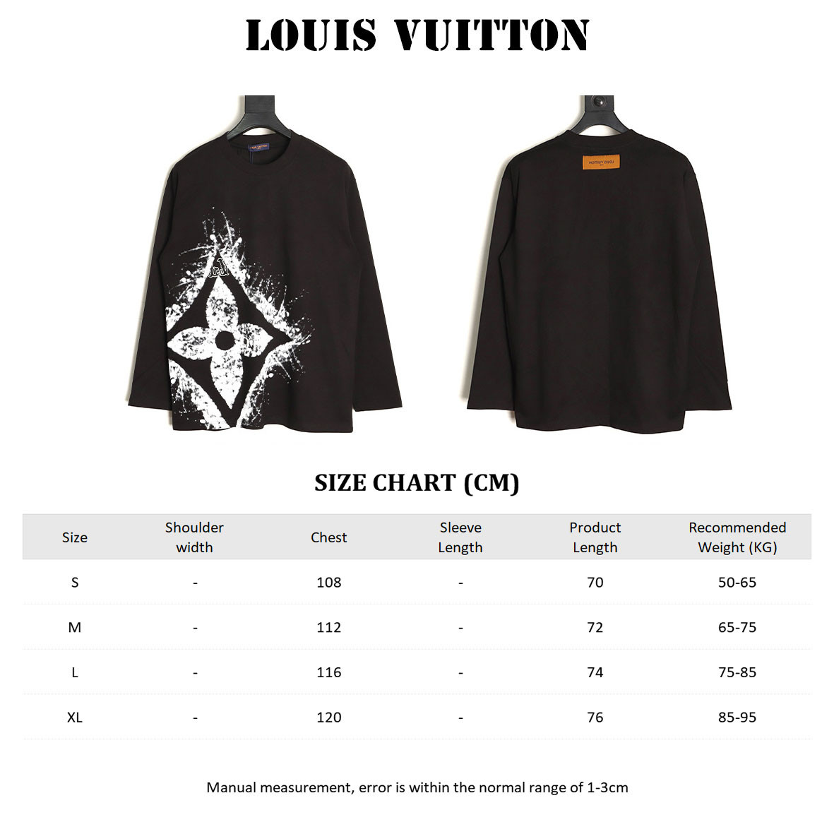 Louis Vuitton 25Fw Long-sleeved T-shirt