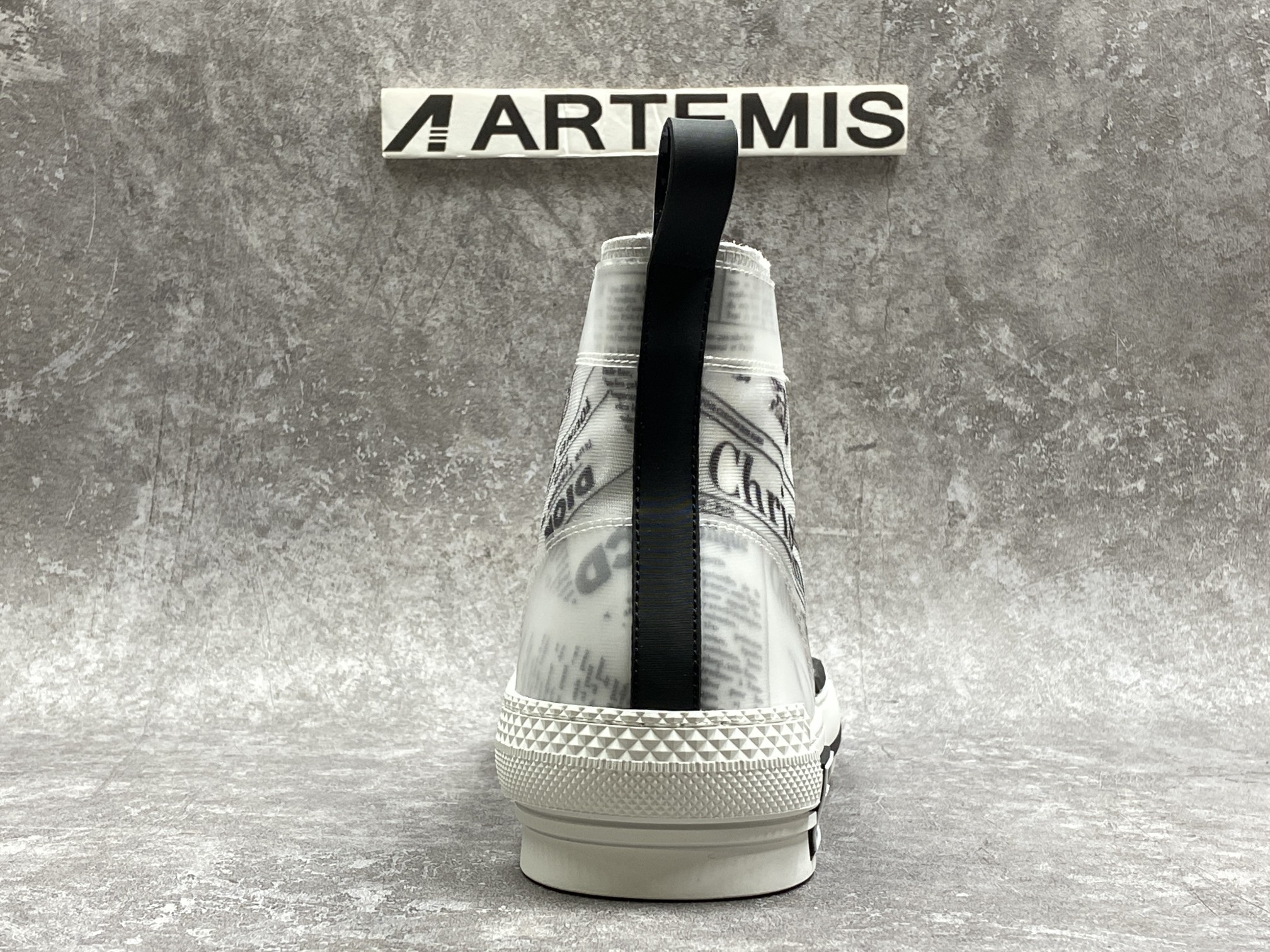Dior B23 High Top Daniel Asham Newspaper