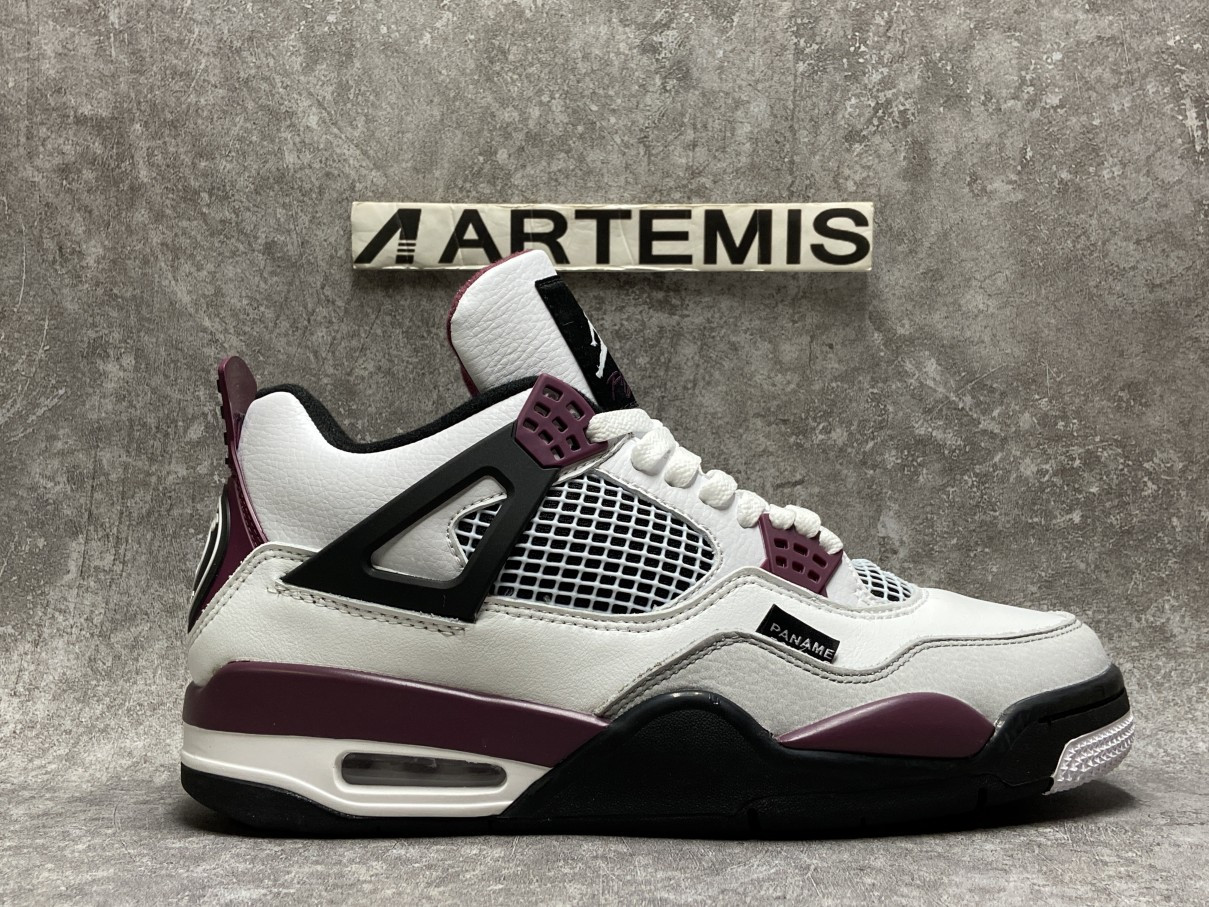 Air Jordan 4 PSG Neutral Grey Bordeaux