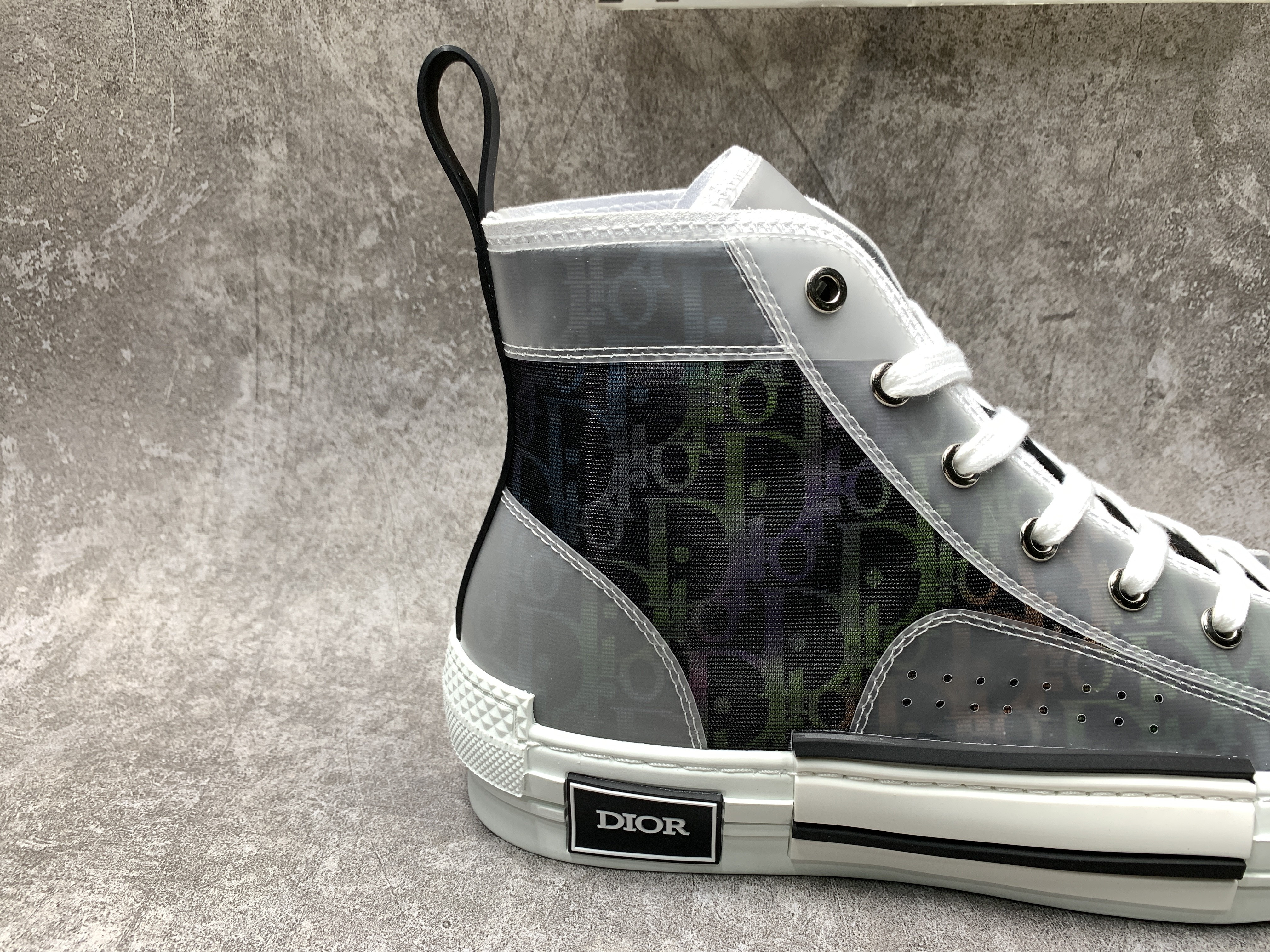 Dior B23 High Grey Leopard