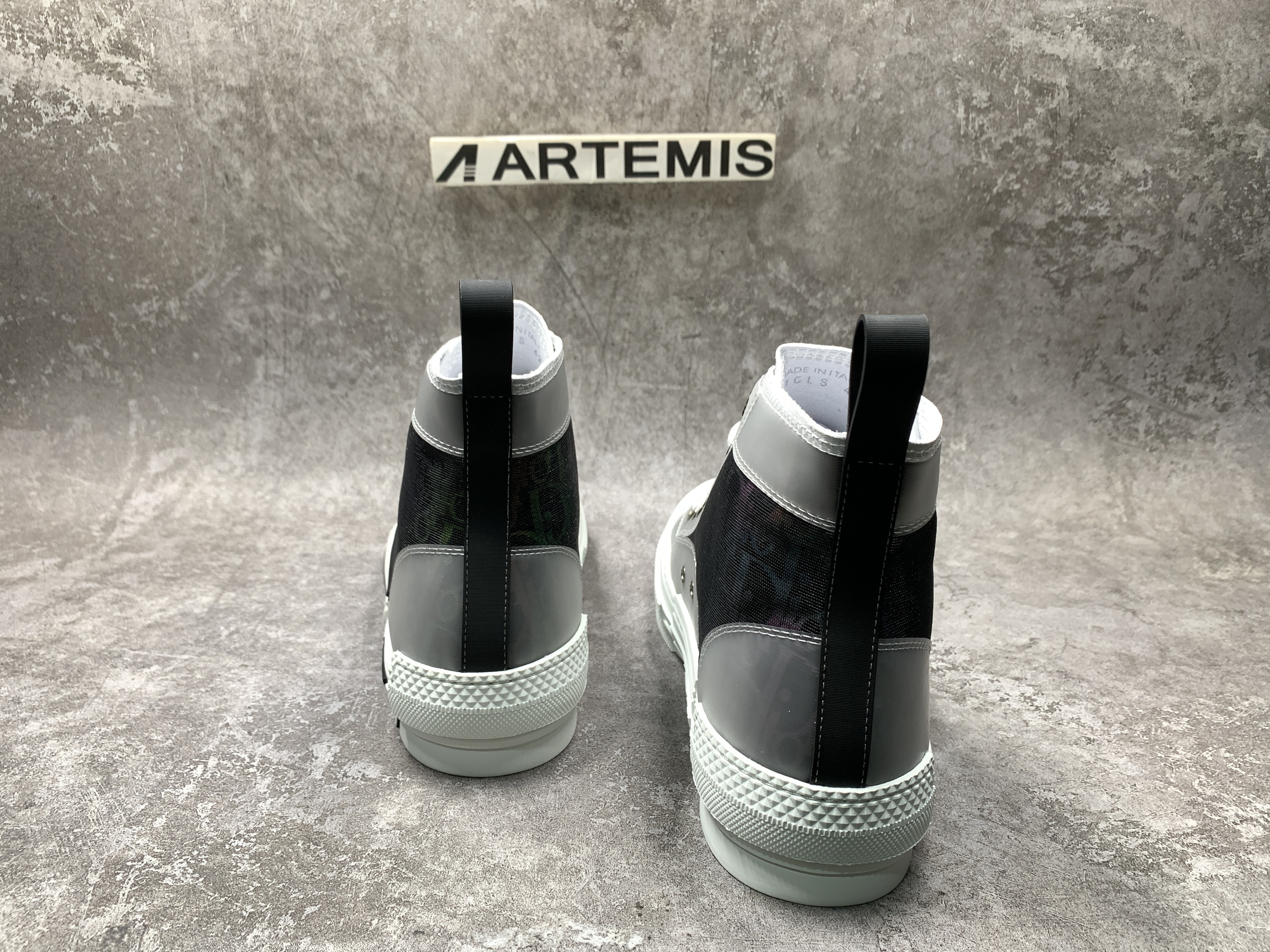 Dior B23 High Grey Leopard