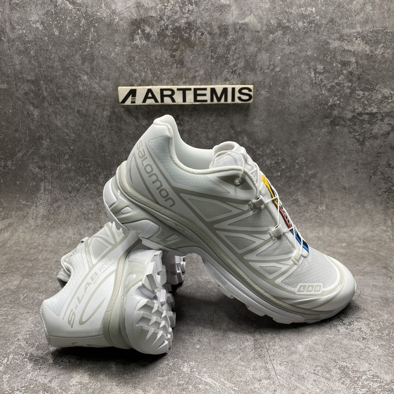 Salomon White XT-6 Sneakers