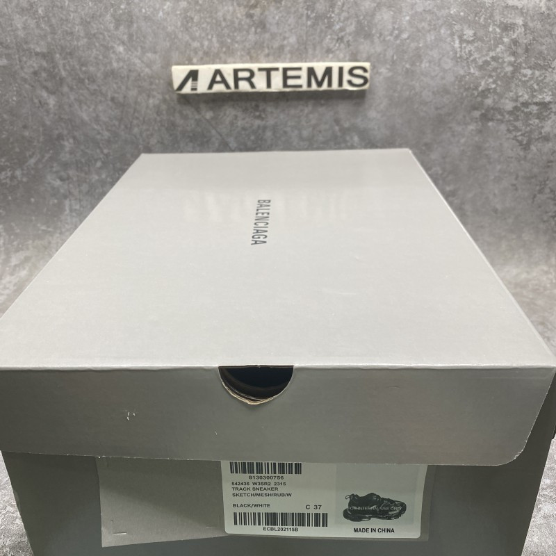 Balenciaga Track Black & White Sneakers