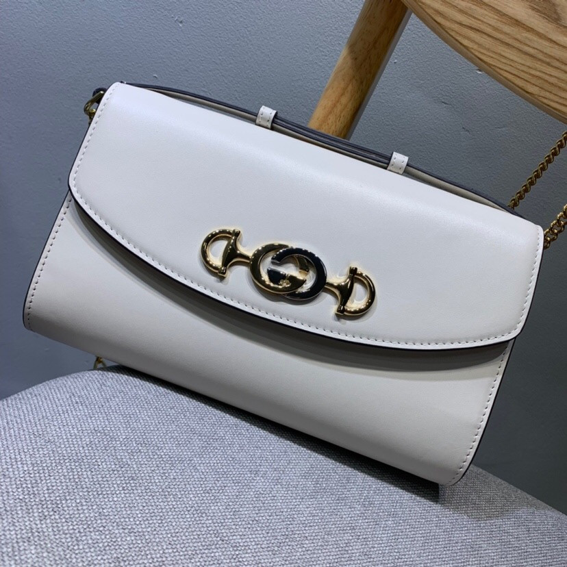 Gucci Zumi Smooth Leather Small Shoulder Bag