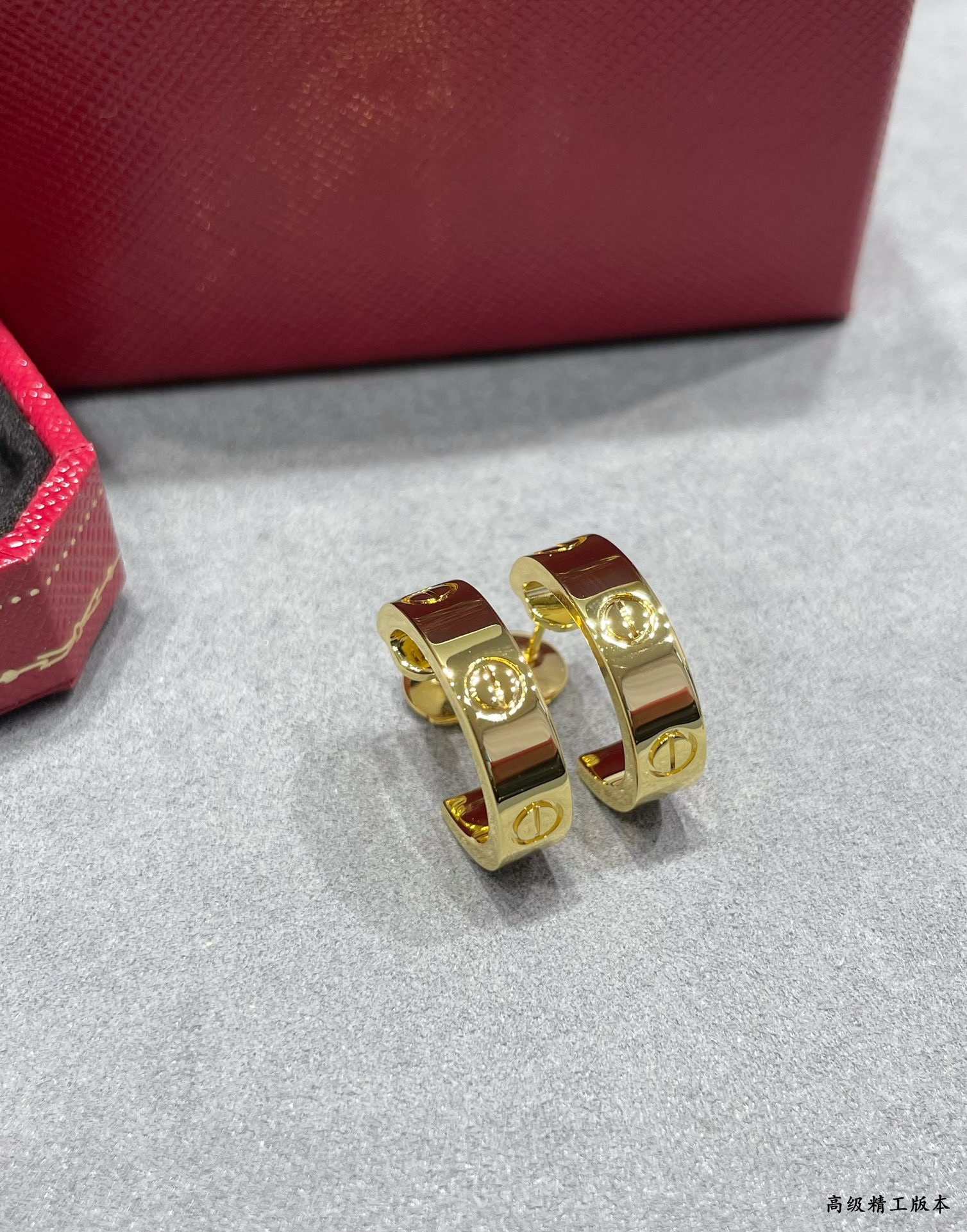 Cartier Wide glossy LOVE Earrings