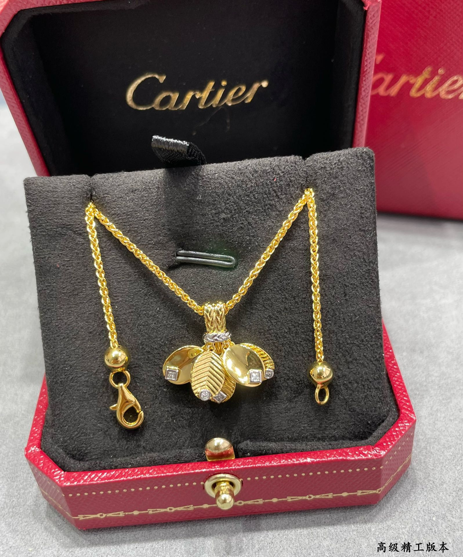 Cartier Coffee bean leaf Necklace