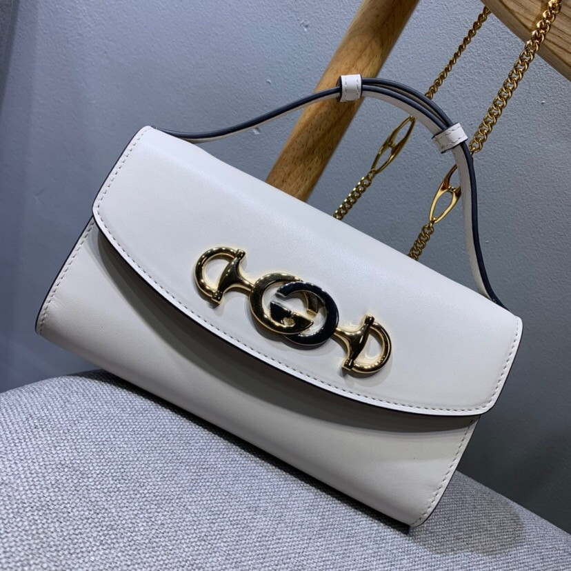 Gucci Zumi smooth leather mini shoulder bag