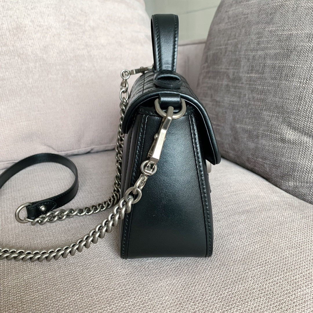 GUCCI GG Marmont series mini handbag 21cm