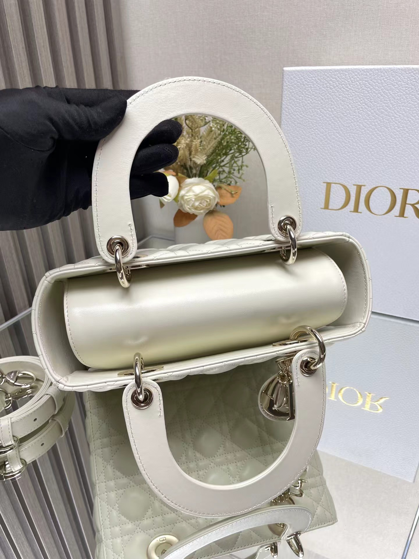 Medium Lady Dior Bag  24 x 20 x 12 cm