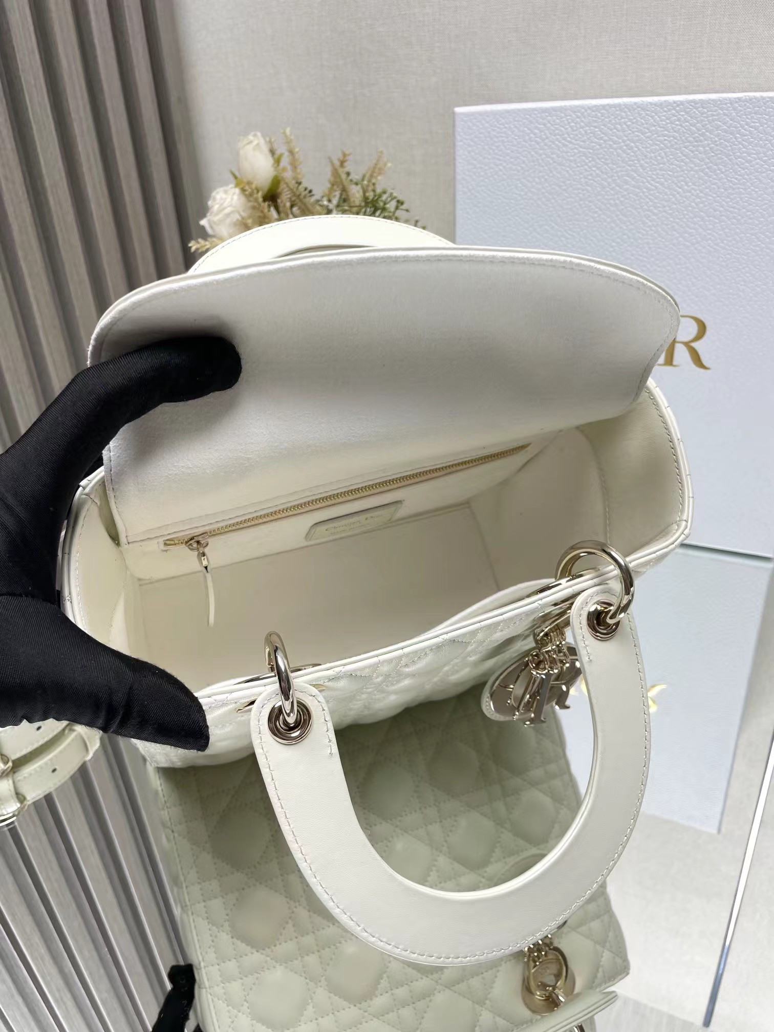 Medium Lady Dior Bag  24 x 20 x 12 cm