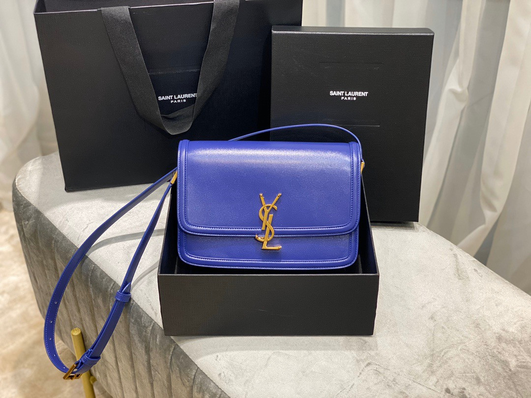 SAINT LAURENT YSL SOLFERINO BOX BAG 23CM