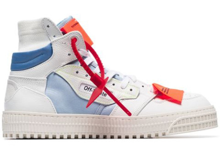 Off-White High Top White Blue