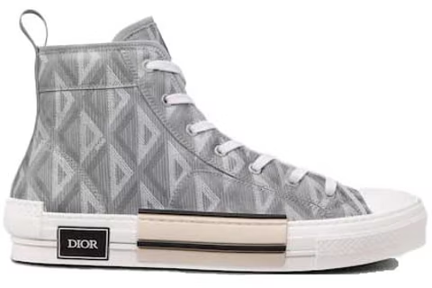 Dior B23 High Top Gray CD Diamond