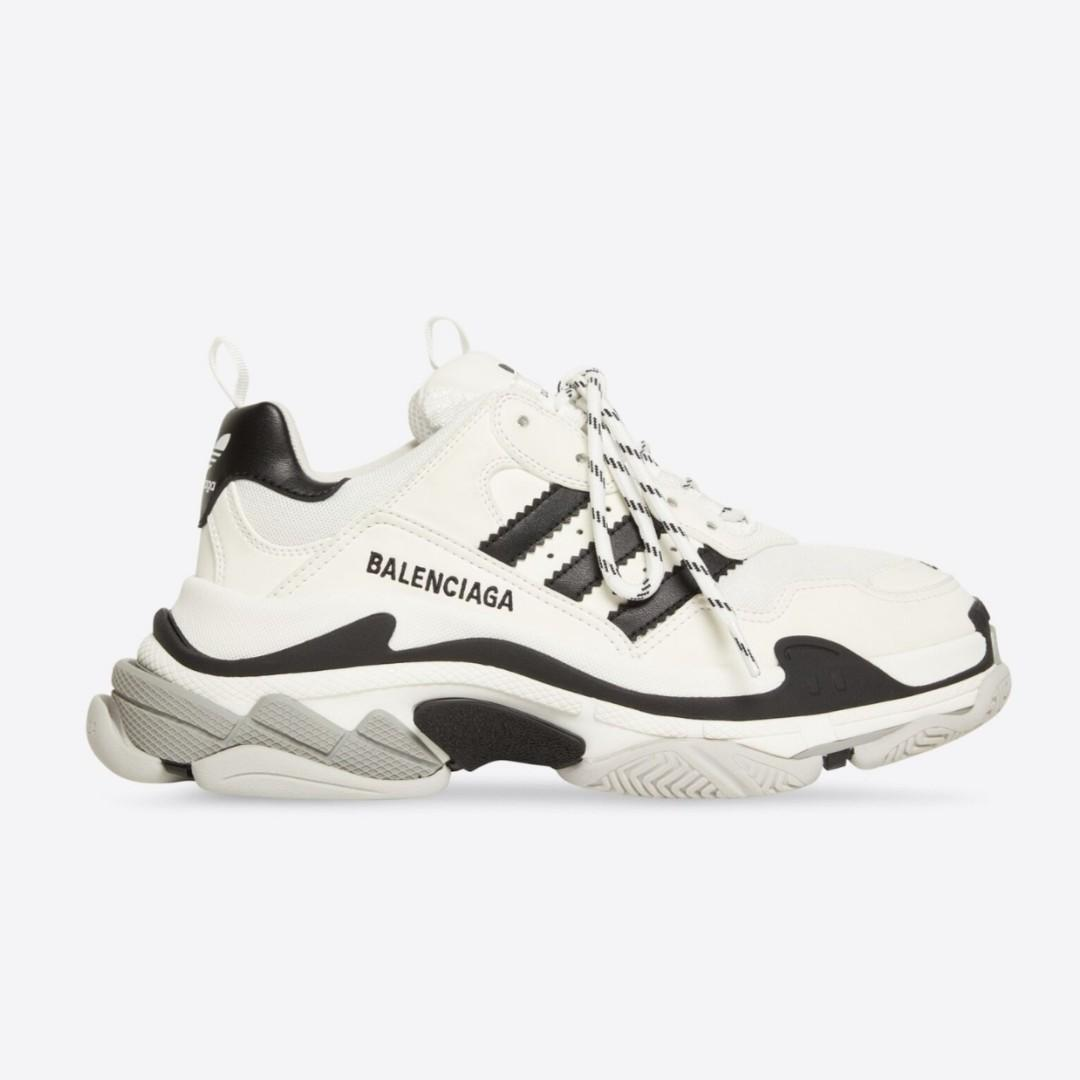 Balenciaga Triple S Sneaker Clearsole Fluo Black White