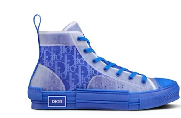 Dior B23 High Top Blue Oblique