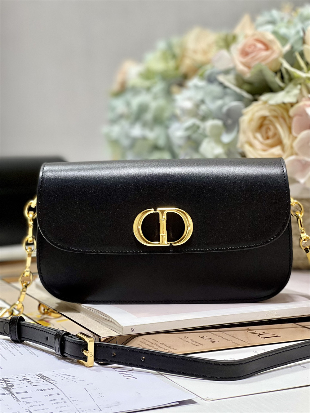 Dior 30 Montaigne Avenue Black 22.5 x 12.5 x 6.5 cm