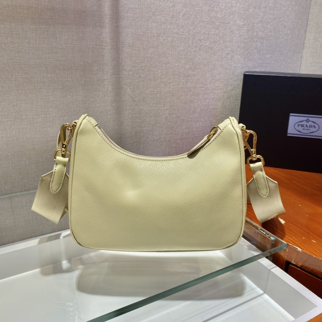 Prada Re-Edition 2005 Saffiano leather bag Yellow