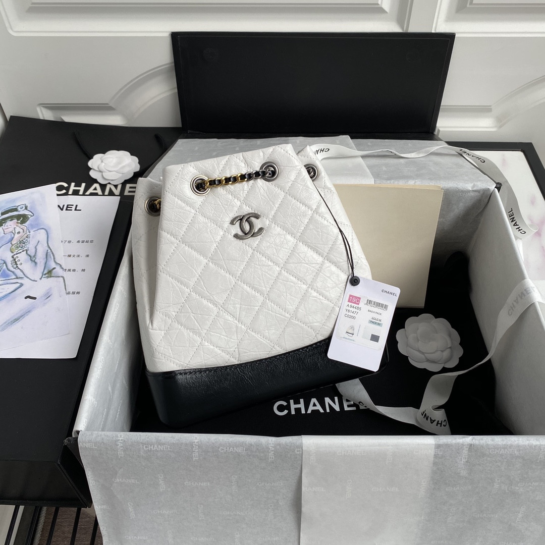 Chanel CC Gabrielle  WHITE 22 x 23 x 11cm